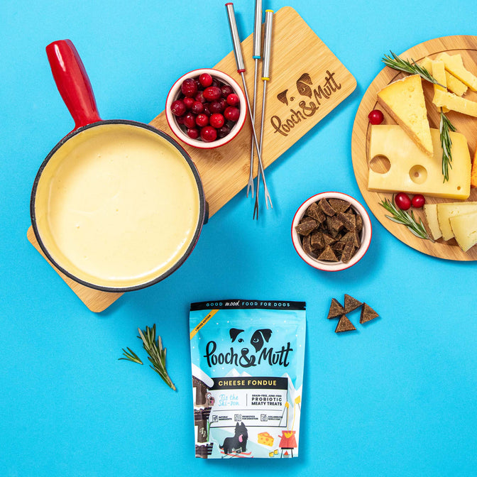 Cheese Fondue Fleisch-Leckerlis