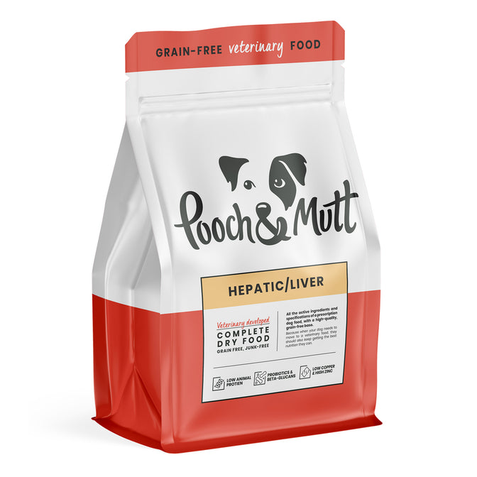 Hepatic Trockenfutter für Hunde